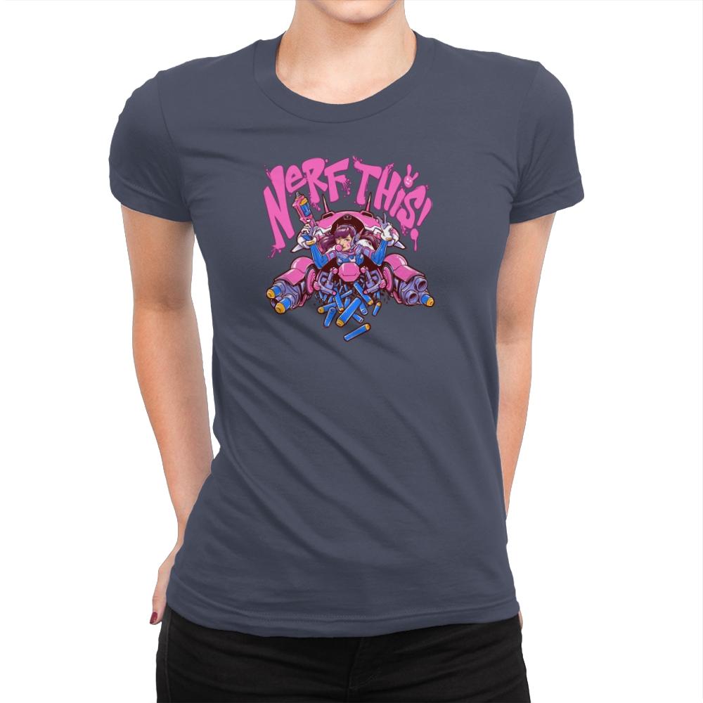 Nerf This! Exclusive - Womens Premium T-Shirts RIPT Apparel Small / Indigo