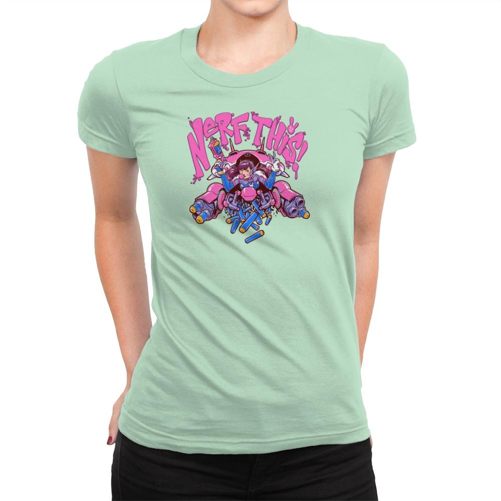 Nerf This! Exclusive - Womens Premium T-Shirts RIPT Apparel Small / Mint