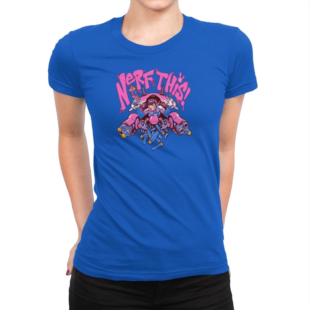 Nerf This! Exclusive - Womens Premium T-Shirts RIPT Apparel Small / Royal
