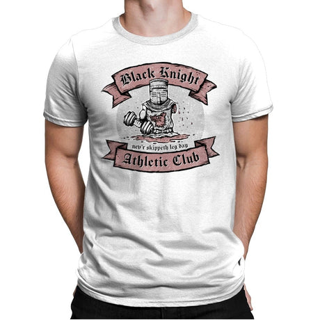 Nev'r Skippeth Leg Day - Mens Premium T-Shirts RIPT Apparel Small / White