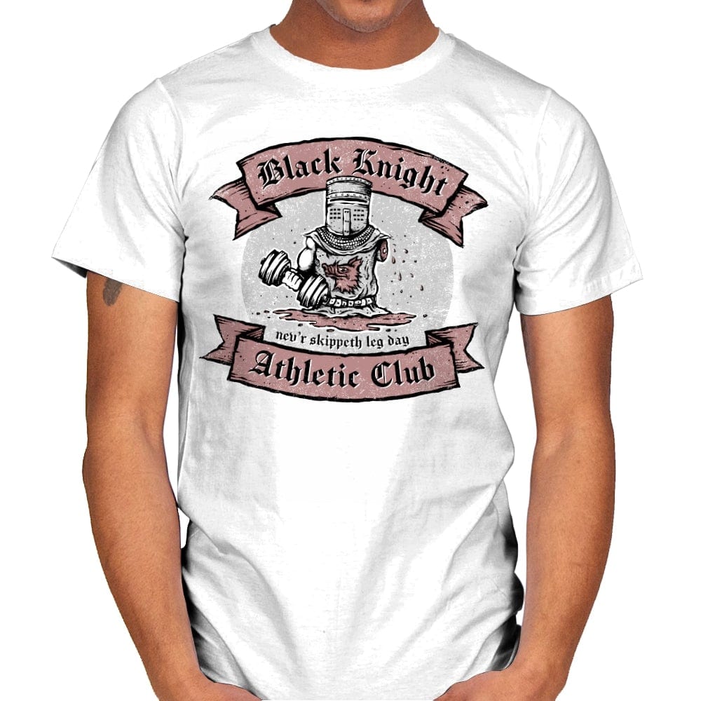 Nev'r Skippeth Leg Day - Mens T-Shirts RIPT Apparel Small / White