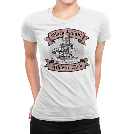 Nev'r Skippeth Leg Day - Womens Premium T-Shirts RIPT Apparel Small / White