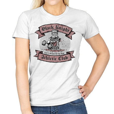 Nev'r Skippeth Leg Day - Womens T-Shirts RIPT Apparel Small / White