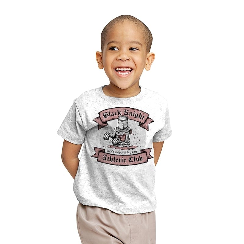 Nev'r Skippeth Leg Day - Youth T-Shirts RIPT Apparel X-small / White