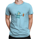 Nevbeermind - Mens Premium T-Shirts RIPT Apparel Small / Light Blue