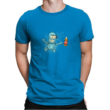 Nevbeermind - Mens Premium T-Shirts RIPT Apparel Small / Turqouise
