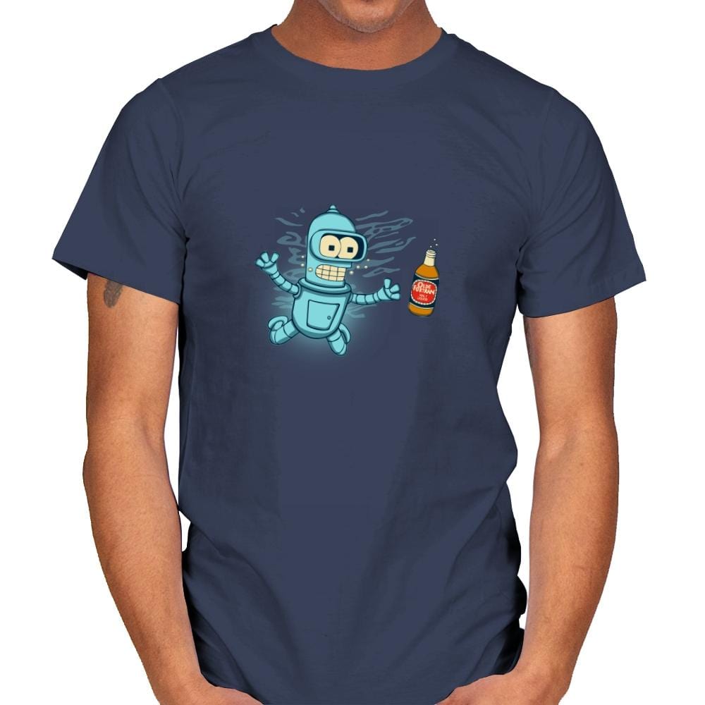 Nevbeermind - Mens T-Shirts RIPT Apparel Small / Navy