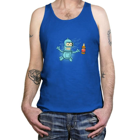 Nevbeermind - Tanktop Tanktop RIPT Apparel X-Small / True Royal