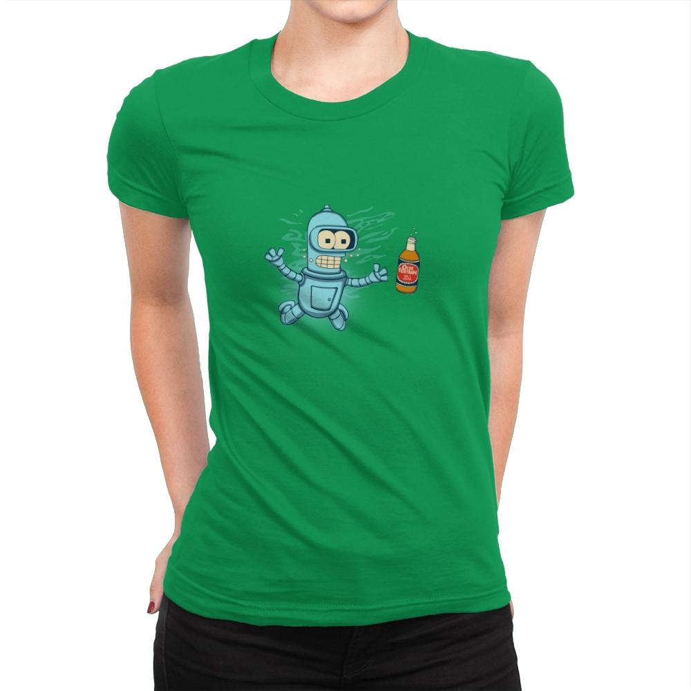 Nevbeermind - Womens Premium T-Shirts RIPT Apparel Small / Kelly Green