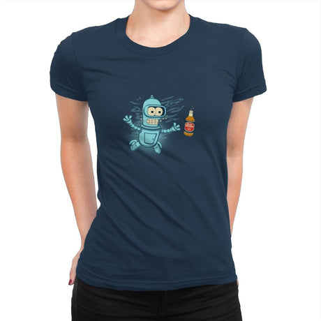 Nevbeermind - Womens Premium T-Shirts RIPT Apparel Small / Midnight Navy