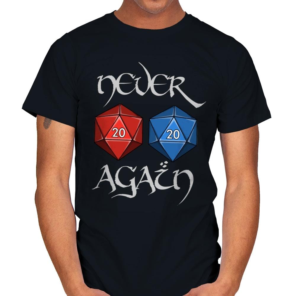 Never Again - Mens T-Shirts RIPT Apparel Small / Black