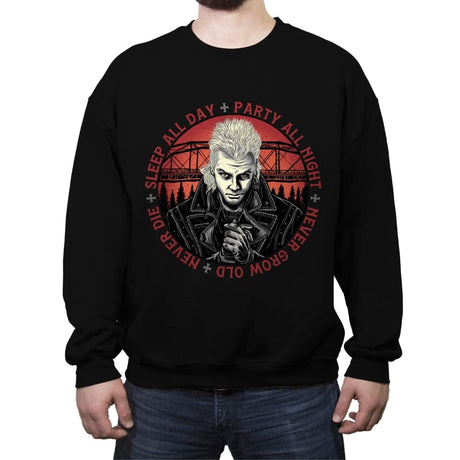 Never Die - Crew Neck Sweatshirt Crew Neck Sweatshirt RIPT Apparel Small / Black