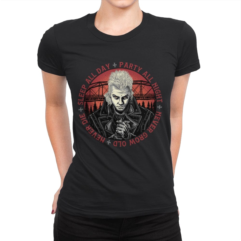 Never Die - Womens Premium T-Shirts RIPT Apparel Small / Black