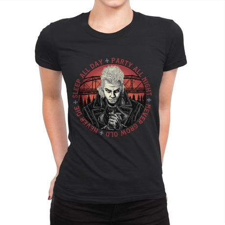 Never Die - Womens Premium T-Shirts RIPT Apparel Small / Black