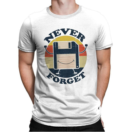 Never Forget Me - Mens Premium T-Shirts RIPT Apparel Small / White