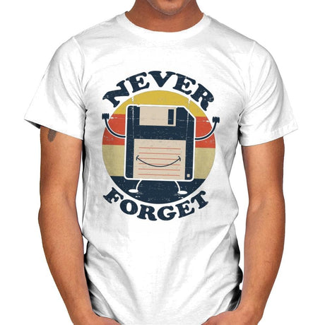 Never Forget Me - Mens T-Shirts RIPT Apparel Small / White