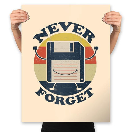 Never Forget Me - Prints Posters RIPT Apparel 18x24 / Natural