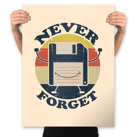 Never Forget Me - Prints Posters RIPT Apparel 18x24 / Natural
