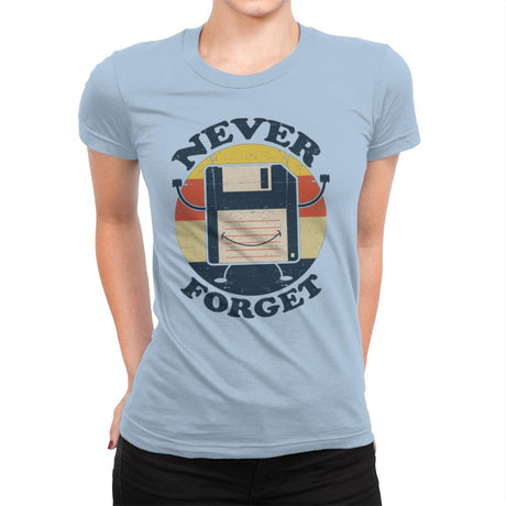 Never Forget Me - Womens Premium T-Shirts RIPT Apparel Small / Cancun