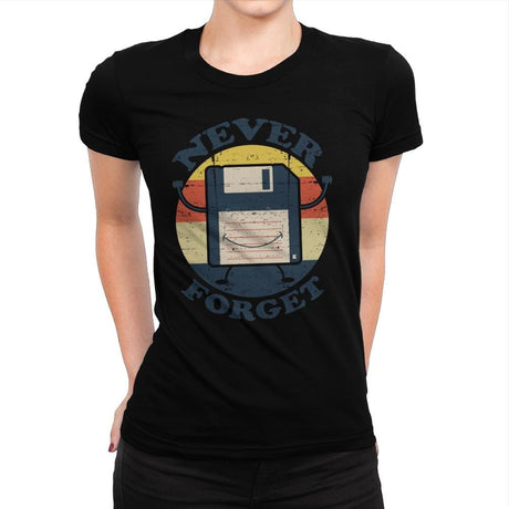 Never Forget Me - Womens Premium T-Shirts RIPT Apparel Small / Natural