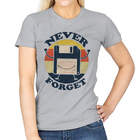 Never Forget Me - Womens T-Shirts RIPT Apparel Small / Sport Grey