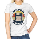 Never Forget Me - Womens T-Shirts RIPT Apparel Small / White