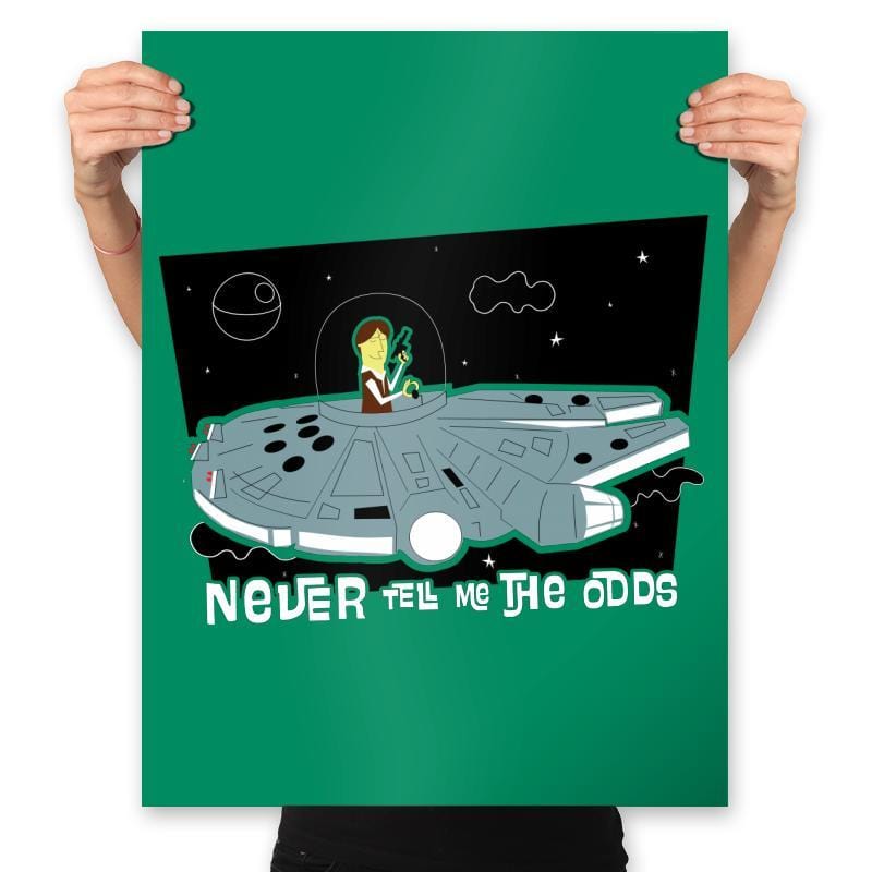 Never tell me Odds - Prints Posters RIPT Apparel 18x24 / Kelly