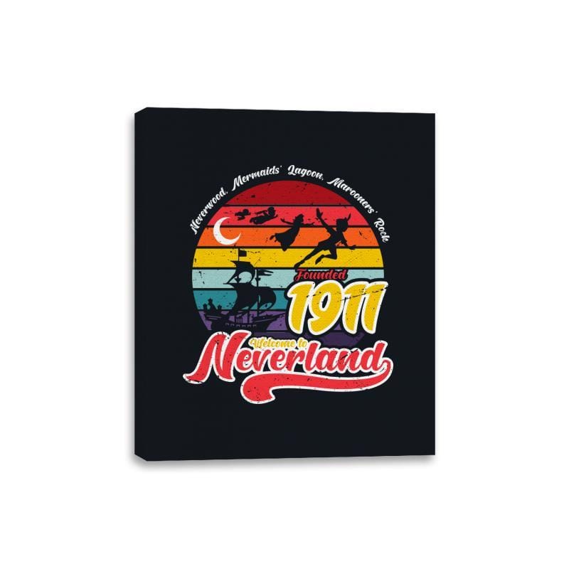 Neverland - Canvas Wraps Canvas Wraps RIPT Apparel 8x10 / Black