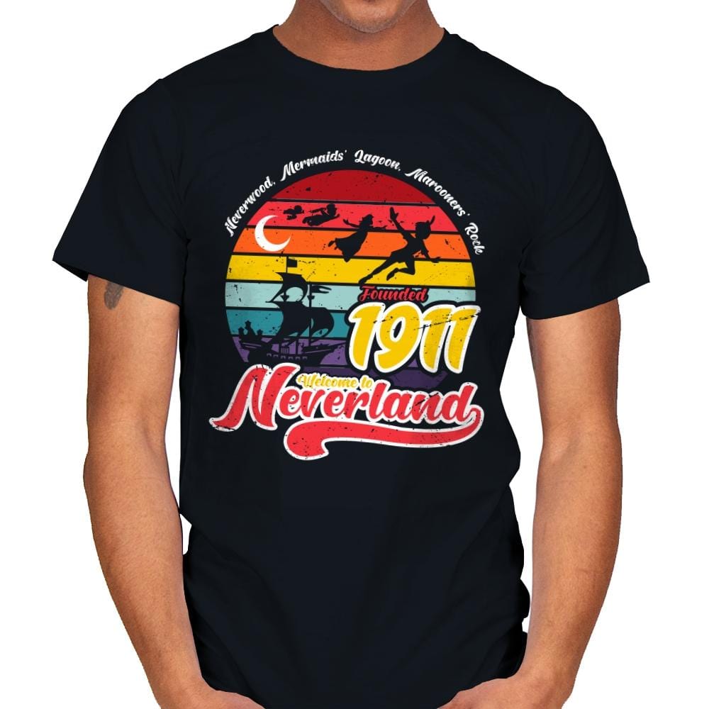 Neverland - Mens T-Shirts RIPT Apparel Small / Black
