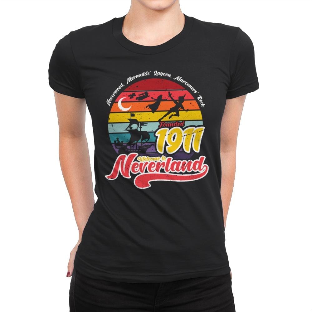 Neverland - Womens Premium T-Shirts RIPT Apparel Small / Black