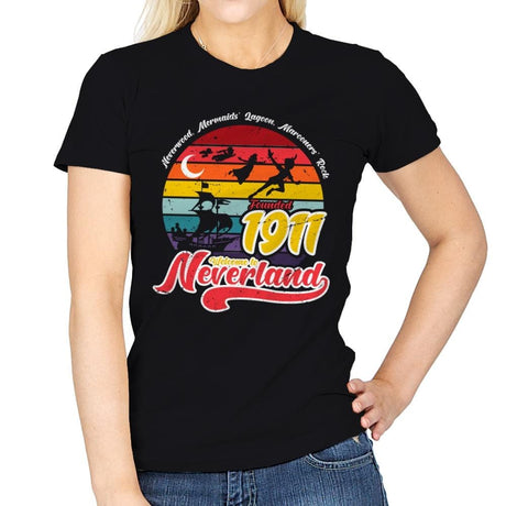 Neverland - Womens T-Shirts RIPT Apparel Small / Black
