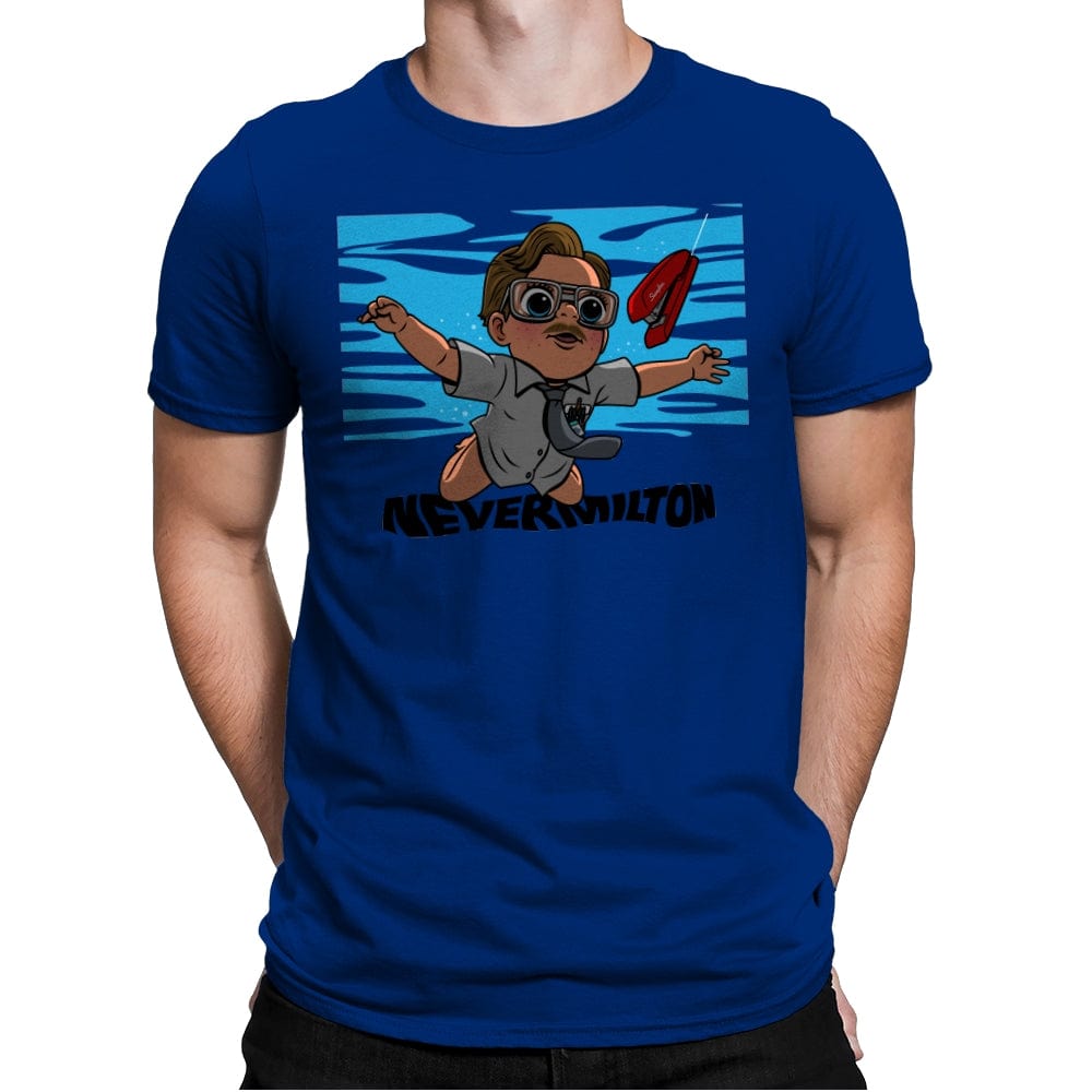 Nevermilton - Mens Premium T-Shirts RIPT Apparel Small / Royal