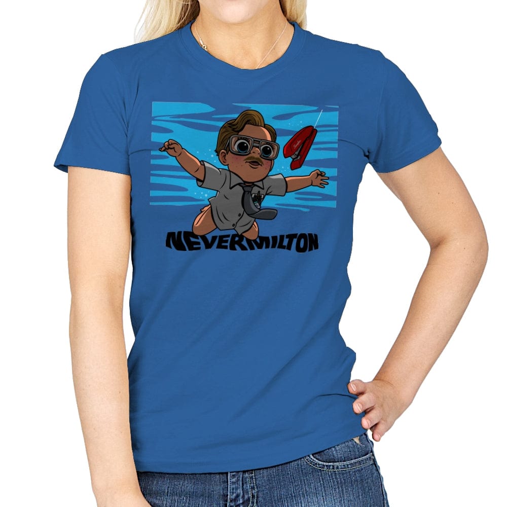 Nevermilton - Womens T-Shirts RIPT Apparel Small / Royal