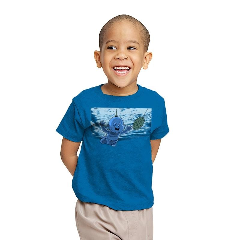 Nevermind Cookies - Youth T-Shirts RIPT Apparel X-small / Sapphire