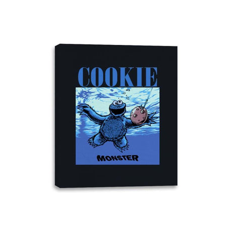 Nevermind the Cookie - Canvas Wraps Canvas Wraps RIPT Apparel 8x10 / Black