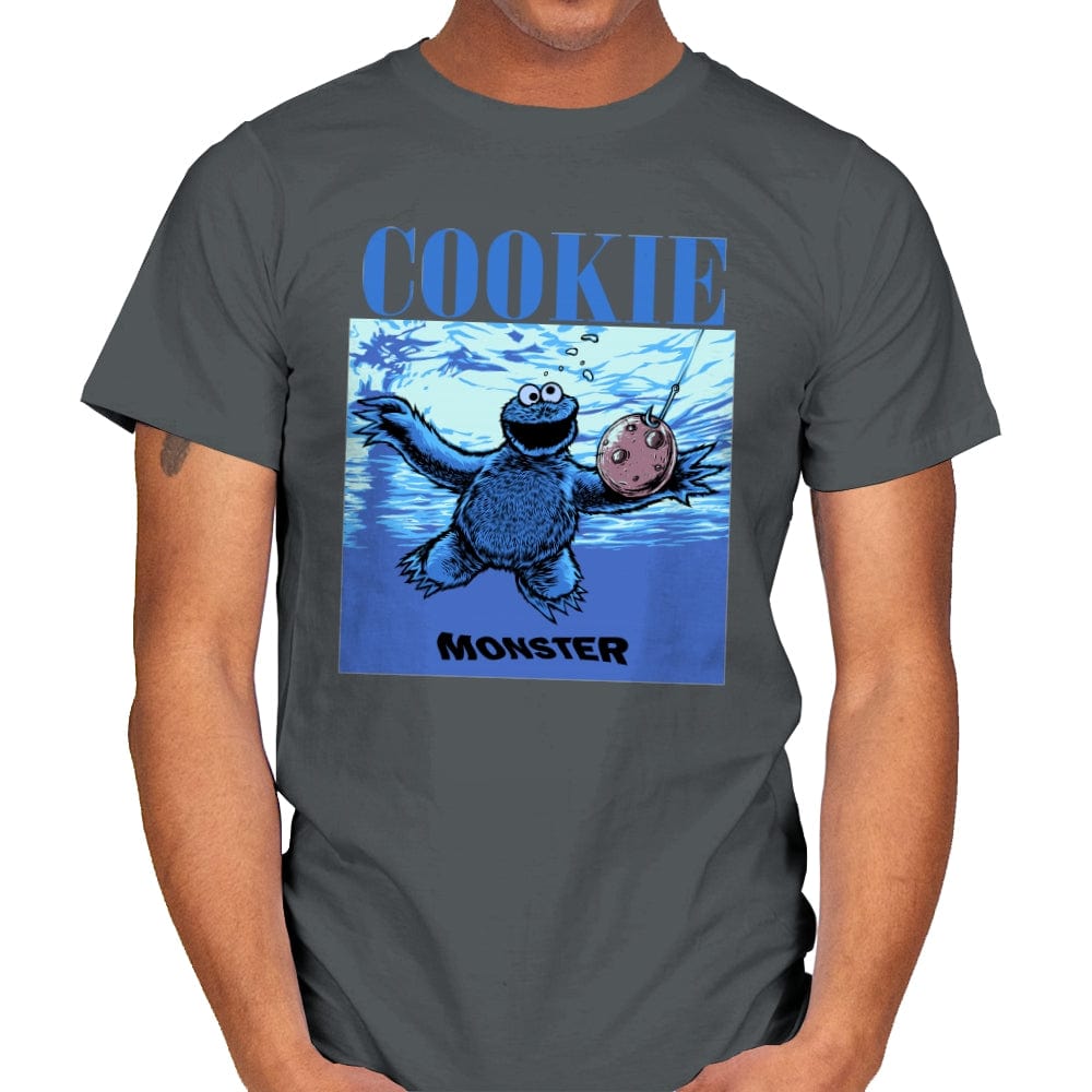 Nevermind the Cookie - Mens T-Shirts RIPT Apparel Small / Charcoal