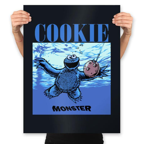 Nevermind the Cookie - Prints Posters RIPT Apparel 18x24 / Black