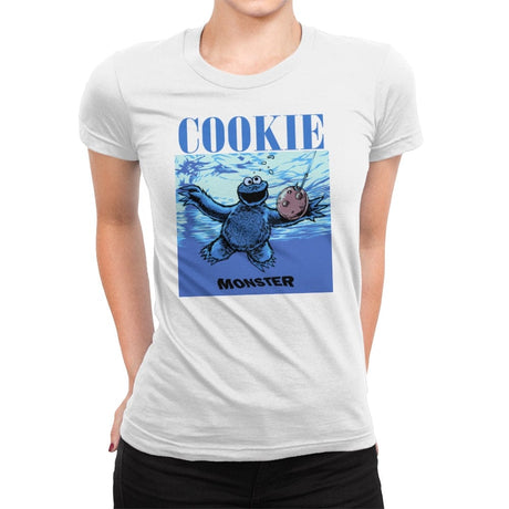 Nevermind the Cookie - Womens Premium T-Shirts RIPT Apparel Small / White
