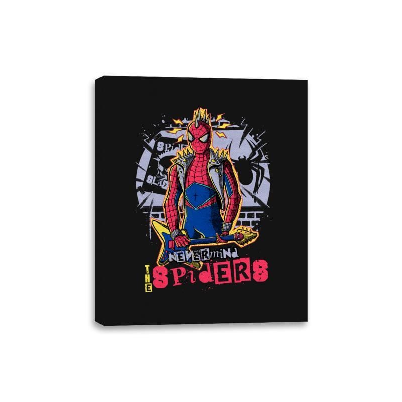 Nevermind The Spiders - Canvas Wraps Canvas Wraps RIPT Apparel 8x10 / Black