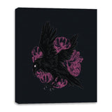 Nevermore Raven - Canvas Wraps Canvas Wraps RIPT Apparel 16x20 / Black