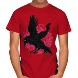 Nevermore Raven - Mens T-Shirts RIPT Apparel Small / Red