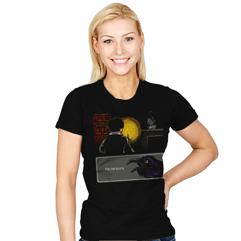 ...Nevermore - Womens T-Shirts RIPT Apparel