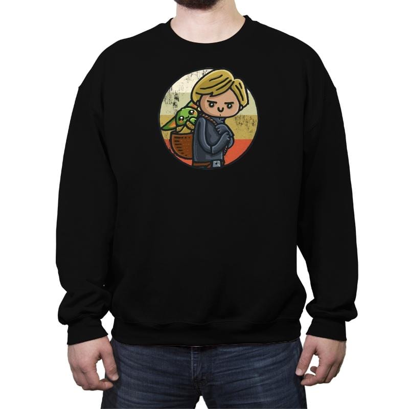 New Adventures - Crew Neck Sweatshirt Crew Neck Sweatshirt RIPT Apparel Small / Black