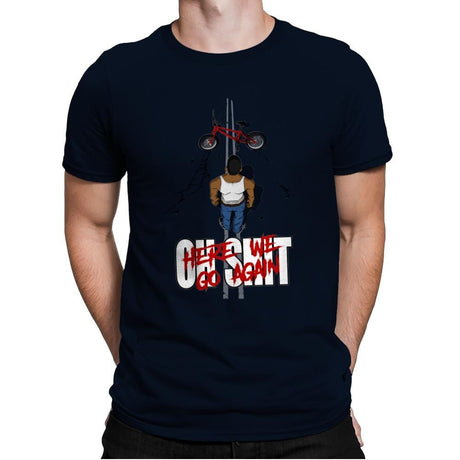 New Game - Mens Premium T-Shirts RIPT Apparel Small / Midnight Navy