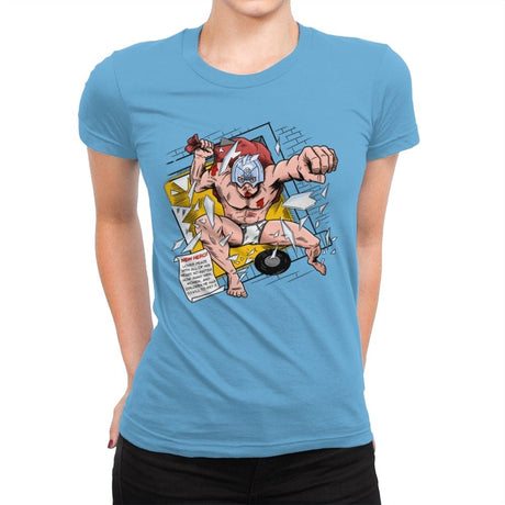 New Hero? - Womens Premium T-Shirts RIPT Apparel Small / Turquoise
