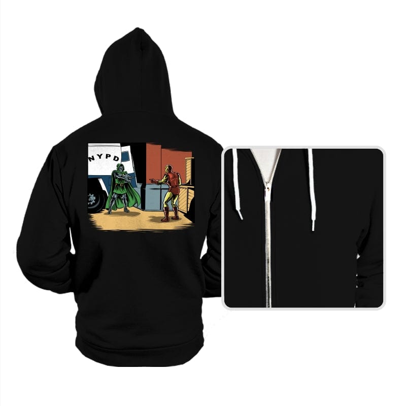 New Mask, Same Task - Hoodies Hoodies RIPT Apparel Small / Black