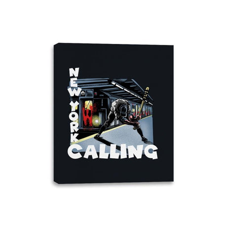 New York Calling - Canvas Wraps Canvas Wraps RIPT Apparel 8x10 / Black