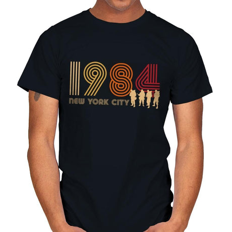 New York City 1984 - Mens T-Shirts RIPT Apparel Small / Black