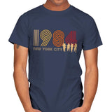 New York City 1984 - Mens T-Shirts RIPT Apparel Small / Navy