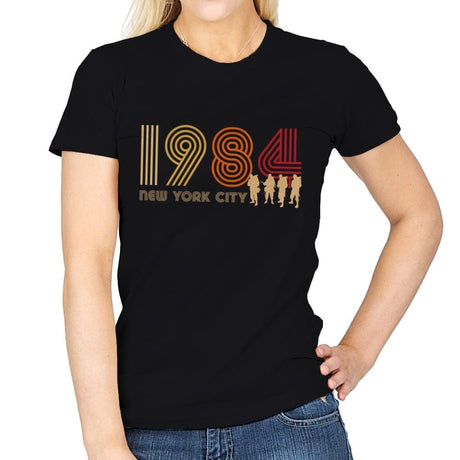 New York City 1984 - Womens T-Shirts RIPT Apparel Small / Black
